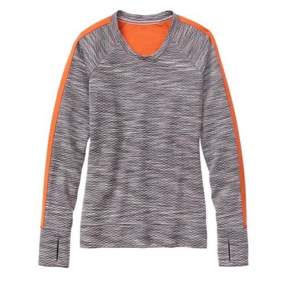 Athleta Snowscape Quilted Spacedye Sweatshirt C34